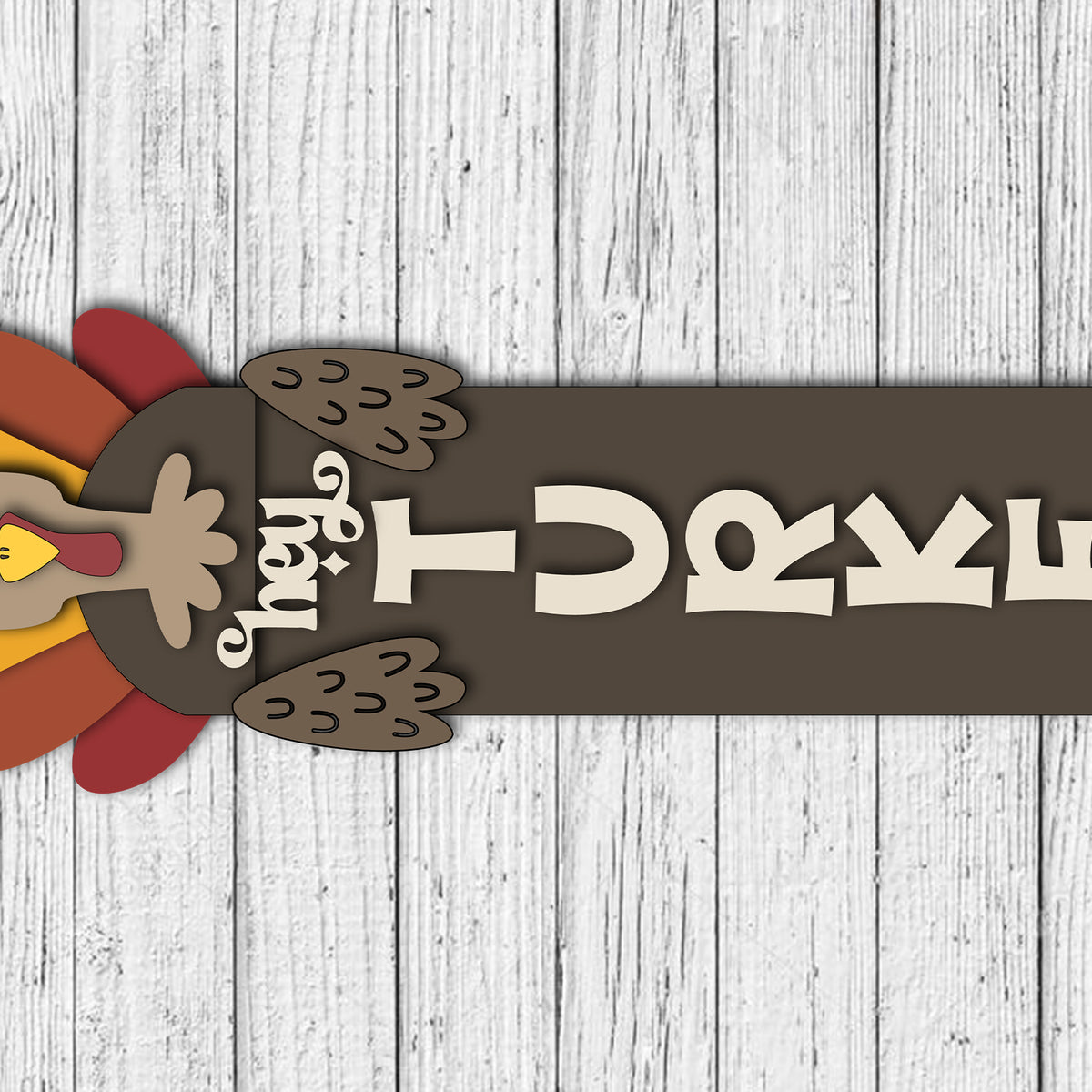 Hey Turkey Vertical Porch Leaner SVG – Kim & Garrett Make It!