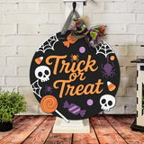 Trick or Treat Sweets Door Hanger - DIY Unfinished Kit - Lvl 1