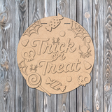 Trick or Treat Sweets Door Hanger - DIY Unfinished Kit - Lvl 1