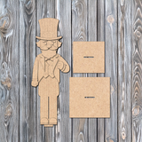 12 inch Uncle Sam Stander - DIY Unfinished Kit - Lvl 3