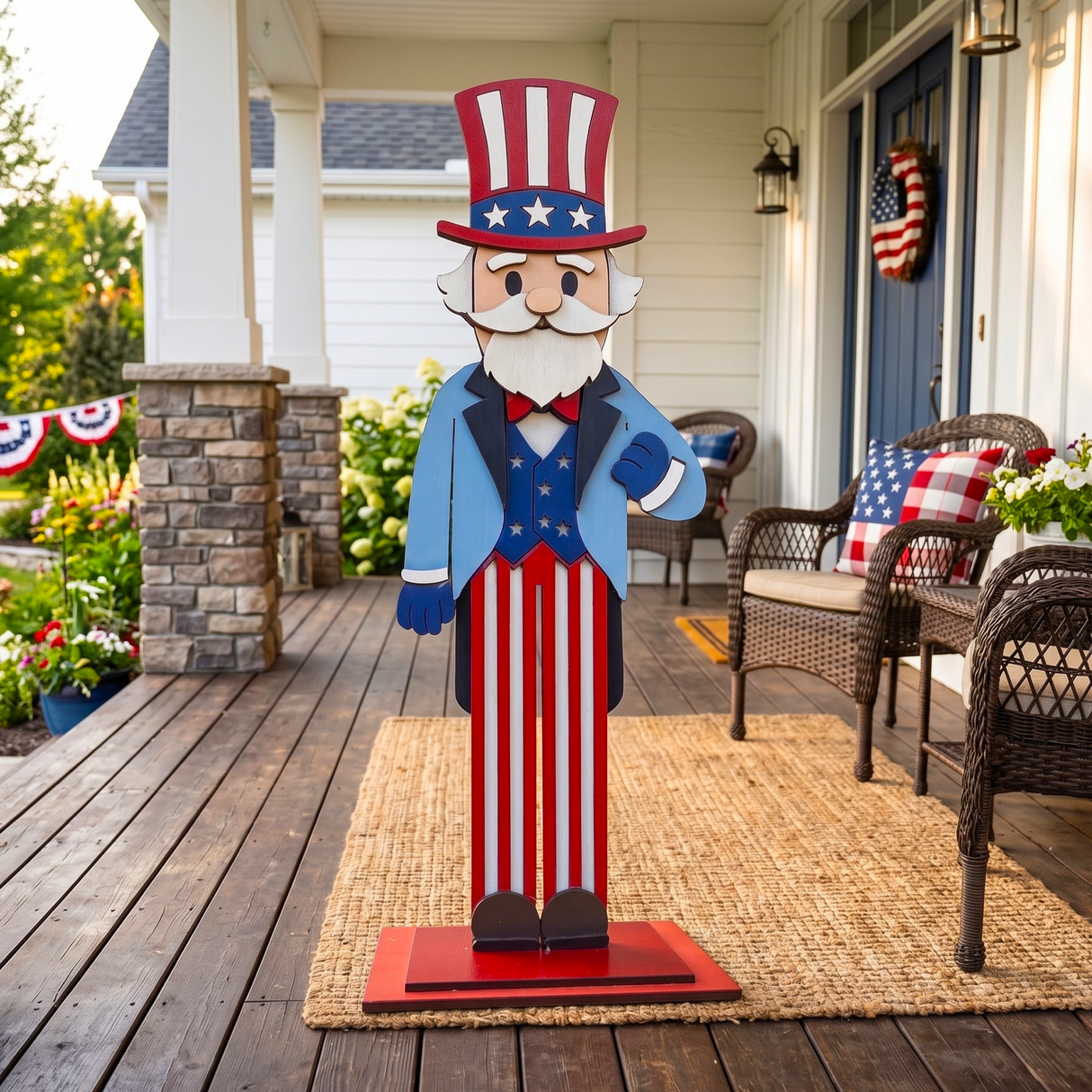 3-foot-tall Uncle Sam Stander - LEVEL 3