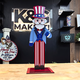 12 inch Uncle Sam Stander - DIY Unfinished Kit - Lvl 3