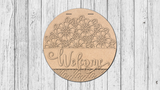 Welcome Interchangeable Top and Bottom Door Hanger - LEVEL 1