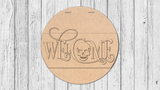 Welcome Skull Door Hanger - LEVEL 1