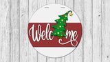 Welcome Xmas Tree Door Hanger - LEVEL 1