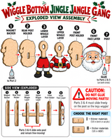Wiggle Bottom Jingle Jangle Gang | Kinetic Fridge Magnet File Bundle