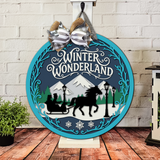 Winter Wonderland Door Hanger - DIY Unfinished Kit - Lvl 3