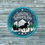 Winter Wonderland Door Hanger SVG