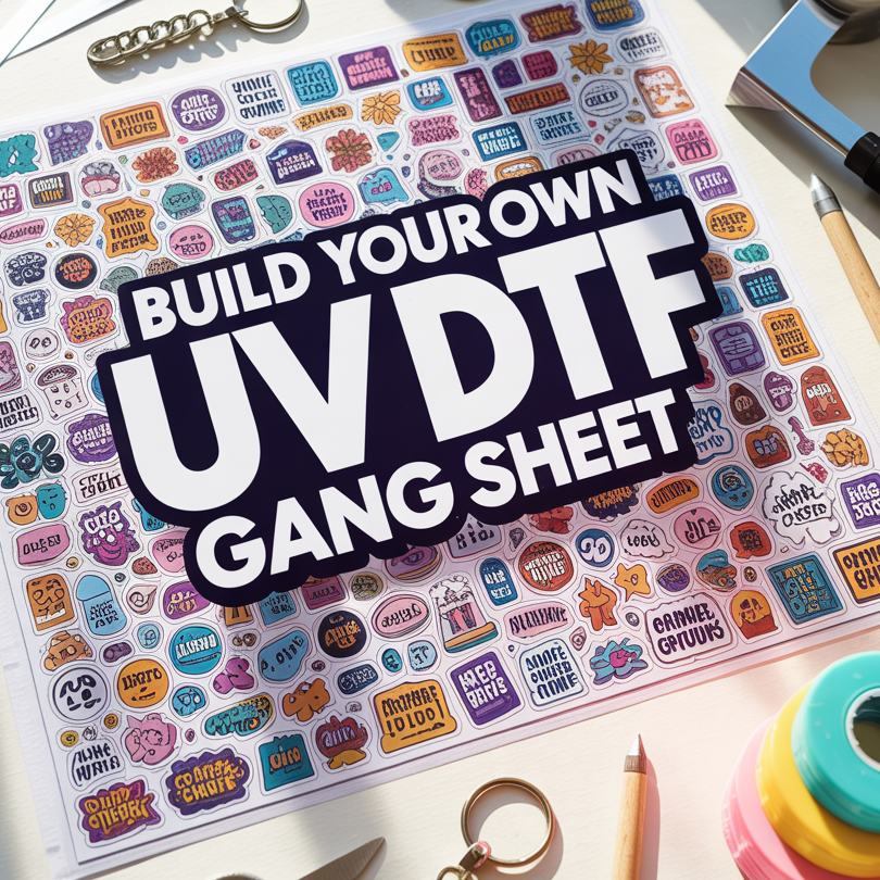 Build Your Own UV DTF Sticker Transfers Gang Sheet