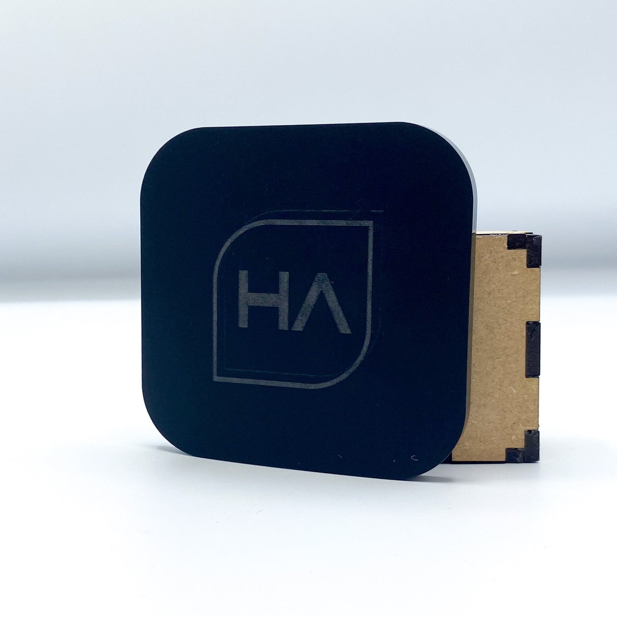 1/4" Black Matte One Side Shiny One Side Cast Acrylic Sheet