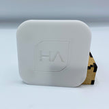 1/8" White Matte One Side Shiny One Side Cast Acrylic Sheet