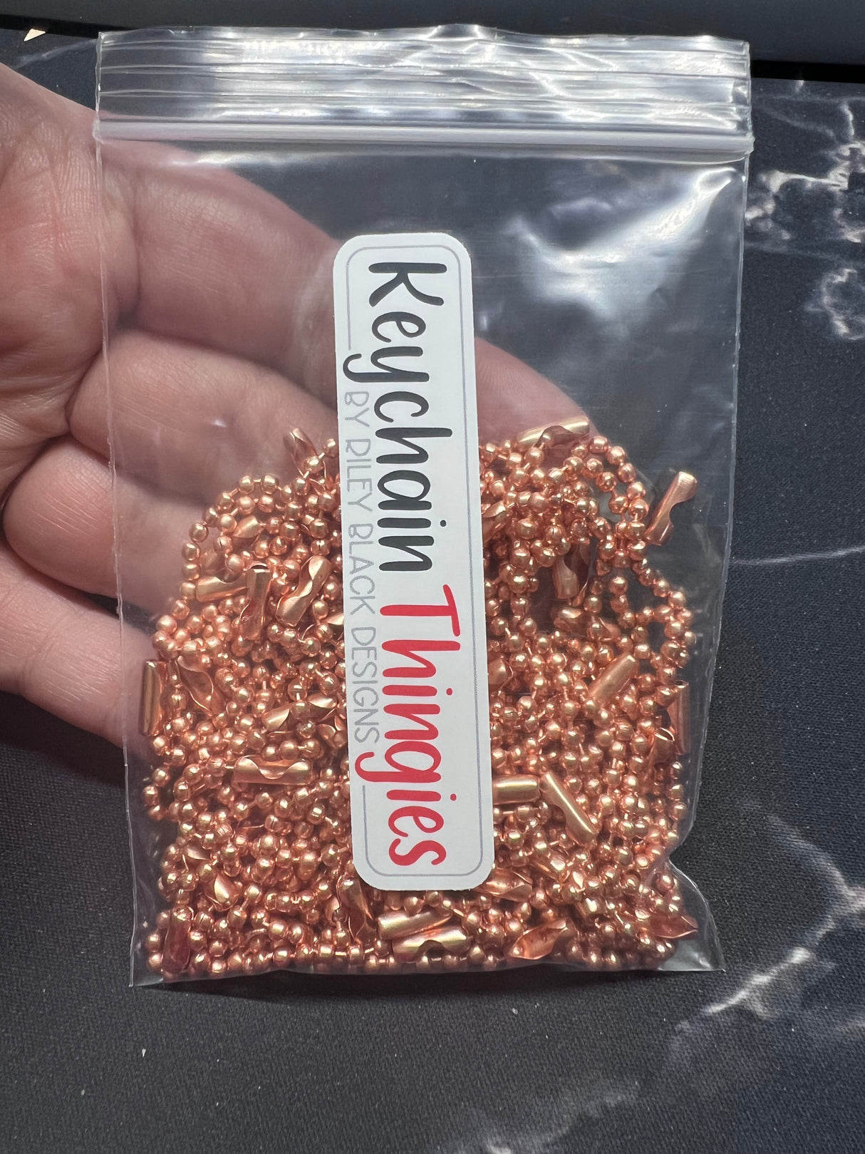 50 Ball & Chain Keychain Thingies