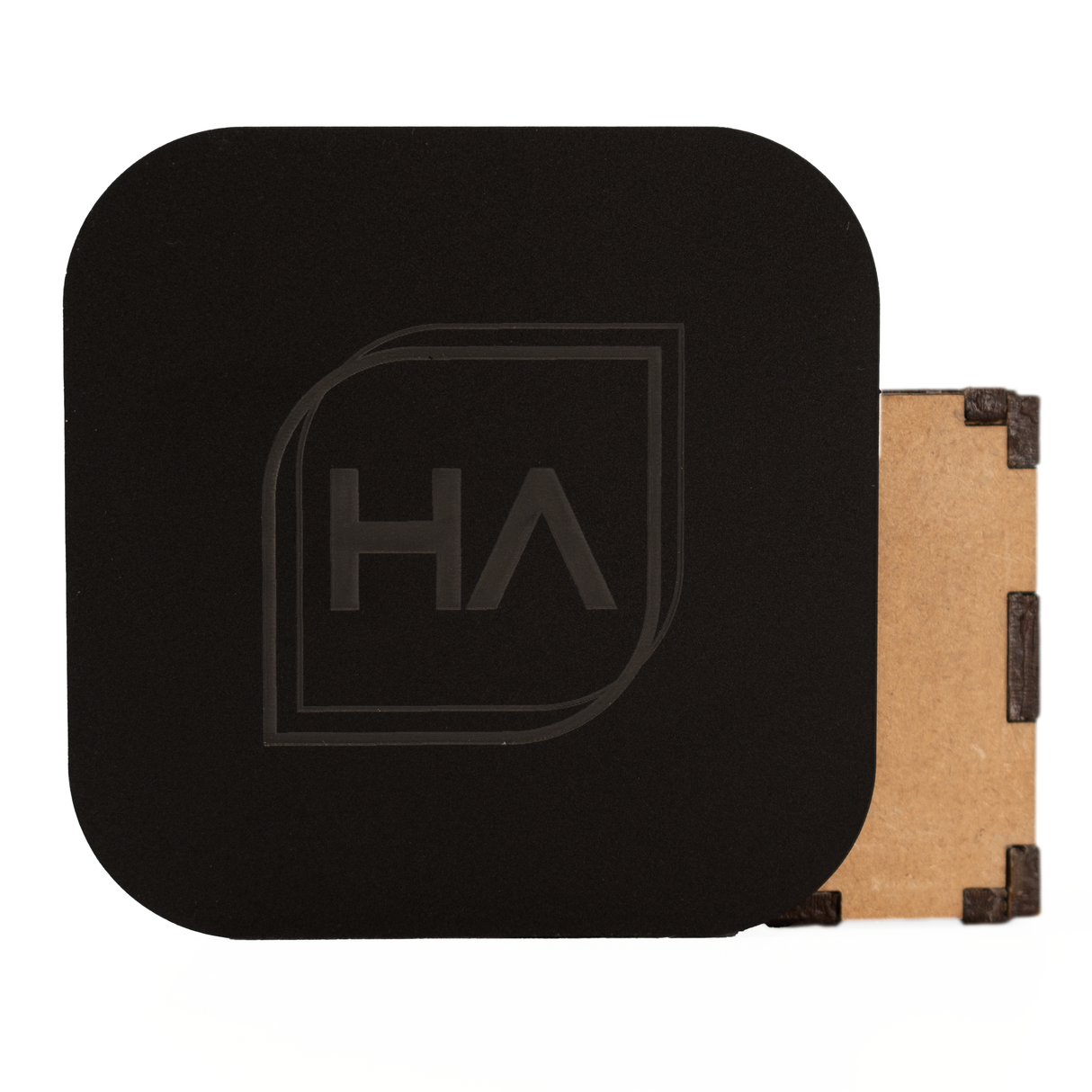 1/8" Black Matte One Side / Shiny One Side Cast Acrylic Sheet