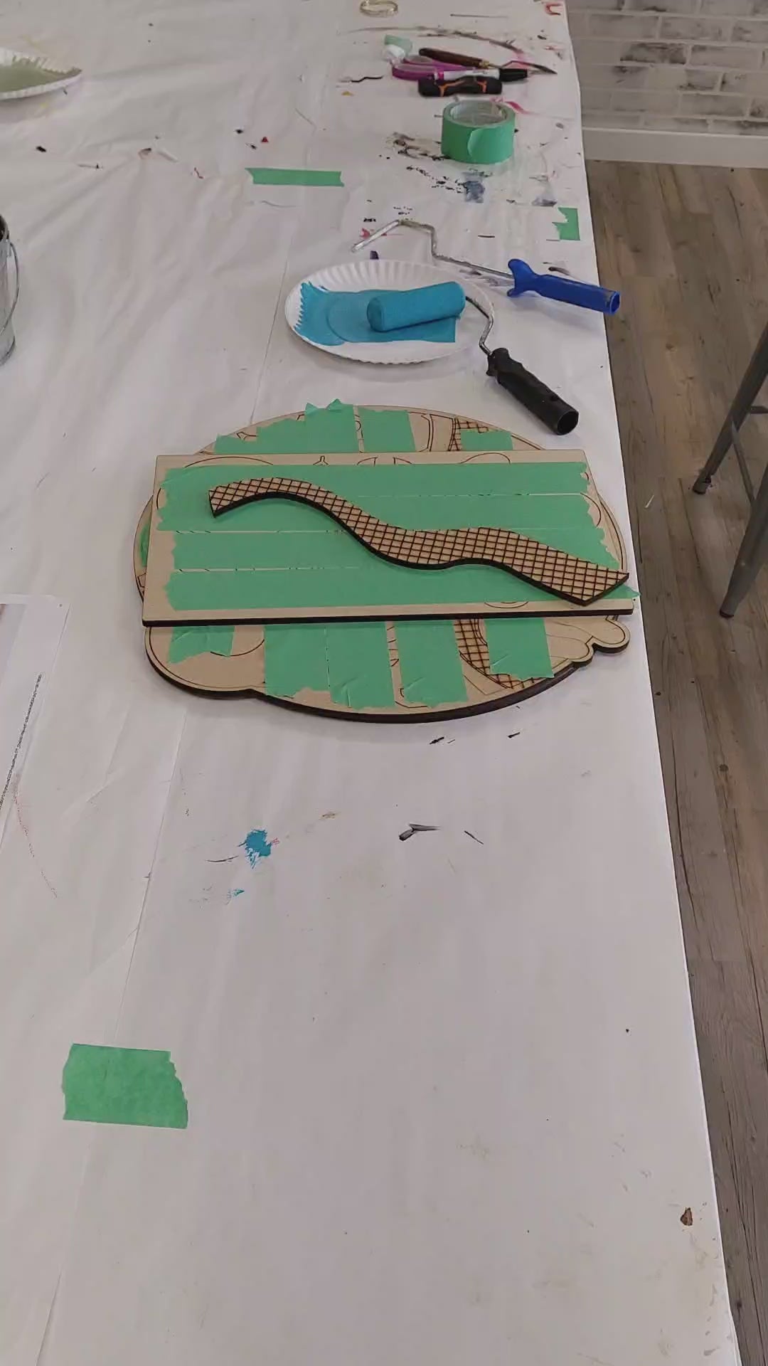 Hello Summer Pool Door Hanger DIY Unfinished Kit