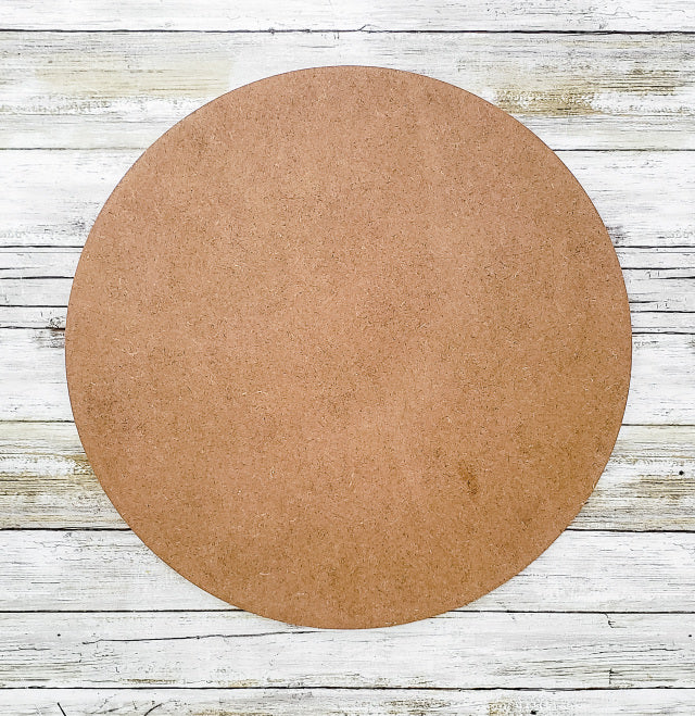 1/4" MDF Wood Round Circle