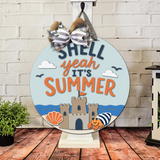 Shell Yeah It's Summer Door Hanger SVG