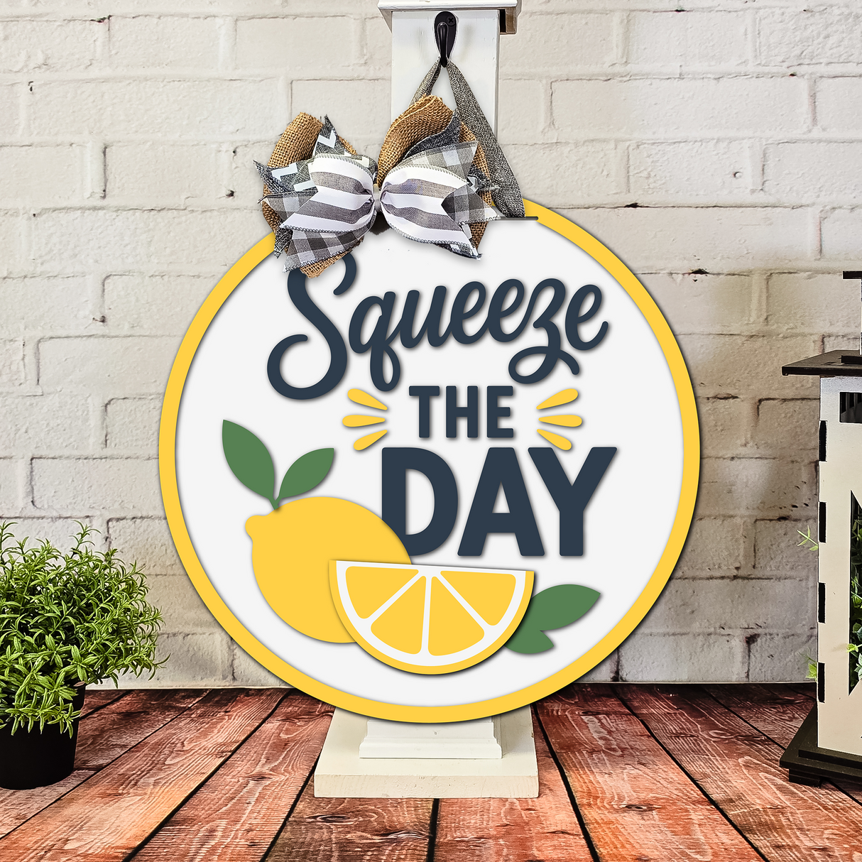 Squeeze The Day Door Hanger SVG