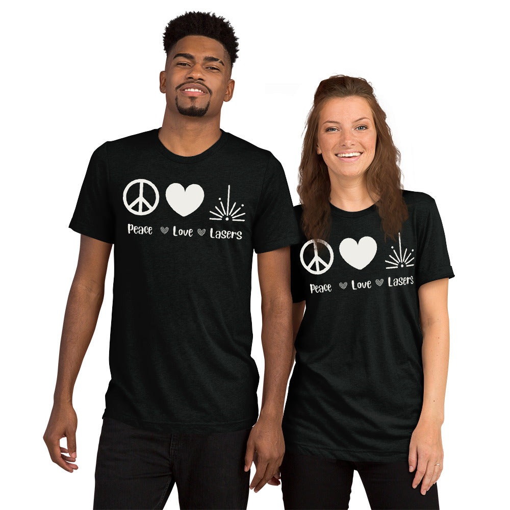 Peace Love Lasers T Shirt