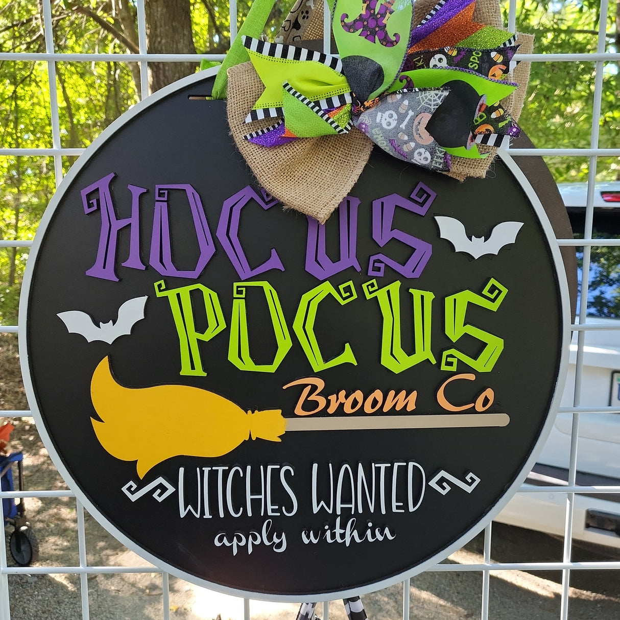 Hocus Pocus Broom Co Door Hanger - LEVEL 2