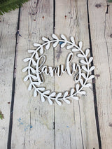 MDF Family Wreath