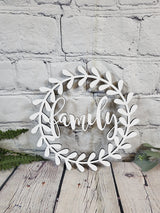 MDF Family Wreath
