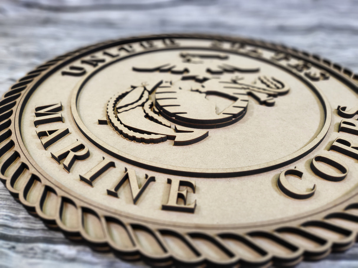 United States Marine Corps Door Hanger - Lvl 3