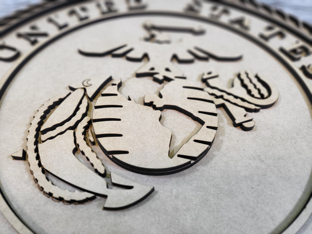 United States Marine Corps Door Hanger - Lvl 3