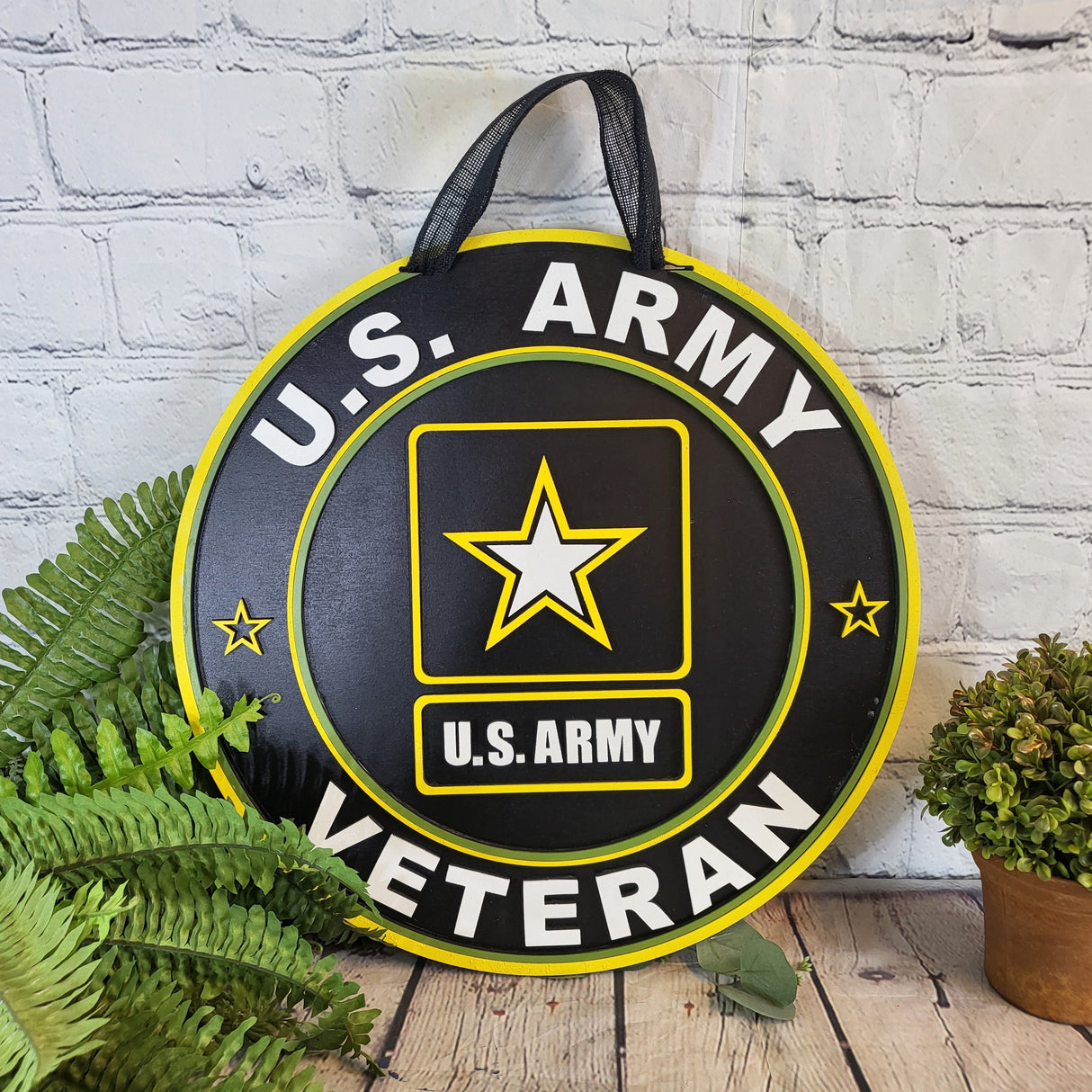 Army Veteran Door Hanger - Lvl 2