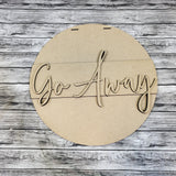 Go Away Door Hanger - Lvl 1