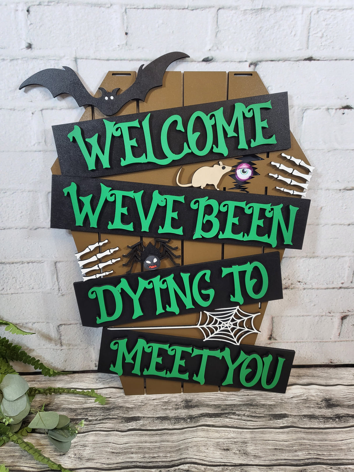Halloween Coffin Door Hanger - LEVEL 2