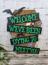 Halloween Coffin Door Hanger - LEVEL 2