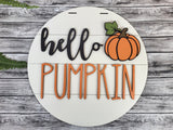 Hello Pumpkin Door Hanger - LEVEL 1