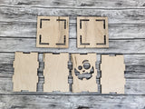 Jack-O-Lantern Boxes DIY Unfinished Kit