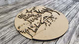 Nativity Scene Door Hanger DIY Unfinished Kit