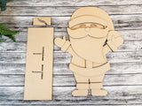 18inch Santa Claus Porch Stander DIY Unfinished Kit