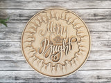 Merry & Bright Lights Door Hanger - LEVEL 2