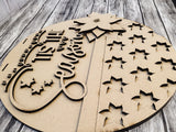 Tis The Season Poinsettia Christmas Door Hanger - LEVEL 1