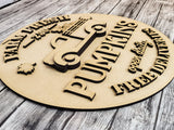 Farm Fresh Pumpkins Truck Door Hanger - LEVEL 2