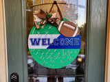 Welcome Football Play Door Hanger - LEVEL 2