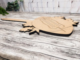 Fall Football Plant Stake DIY Unfinished Kit