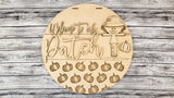 Scarecrow Welcome to our Patch Door Hanger - LEVEL 1