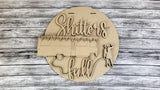 Cousin Eddie Sh!tter's Full RV Door Hanger DIY Unfinished Kit