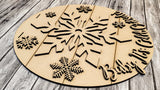Baby It's Cold Outside Snowflake Door Hanger - Lvl 1