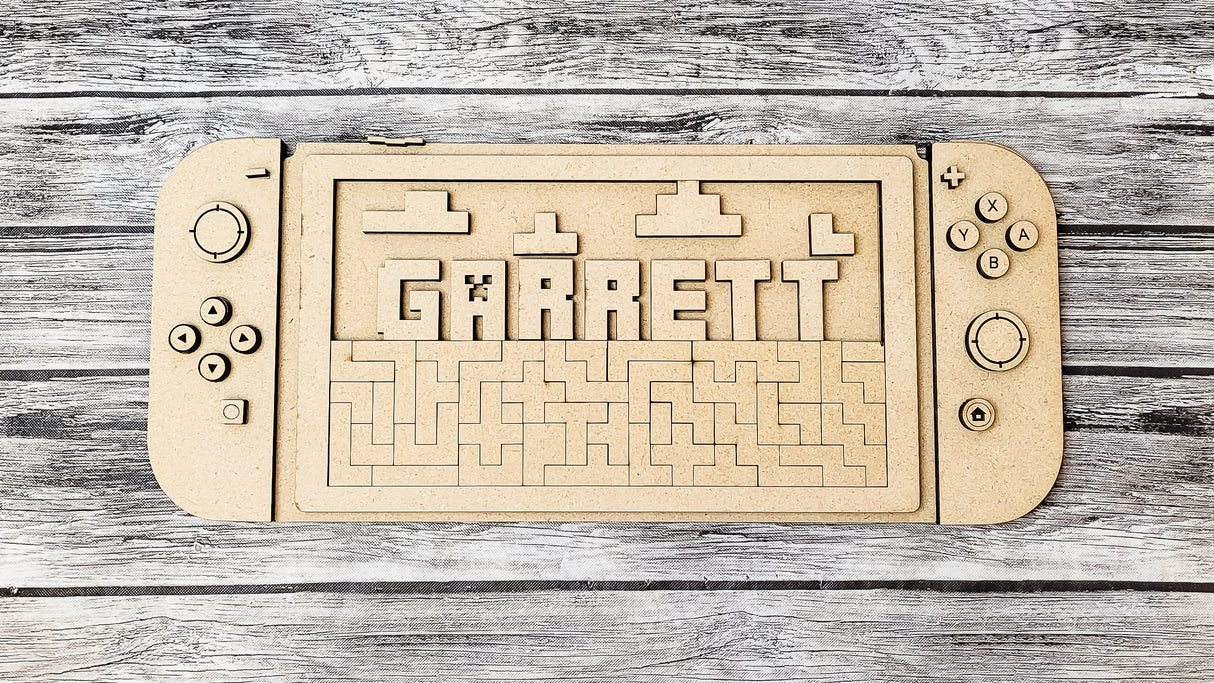 3D Personalized Nintendo Switch Minecraft DIY Unfinished Kit