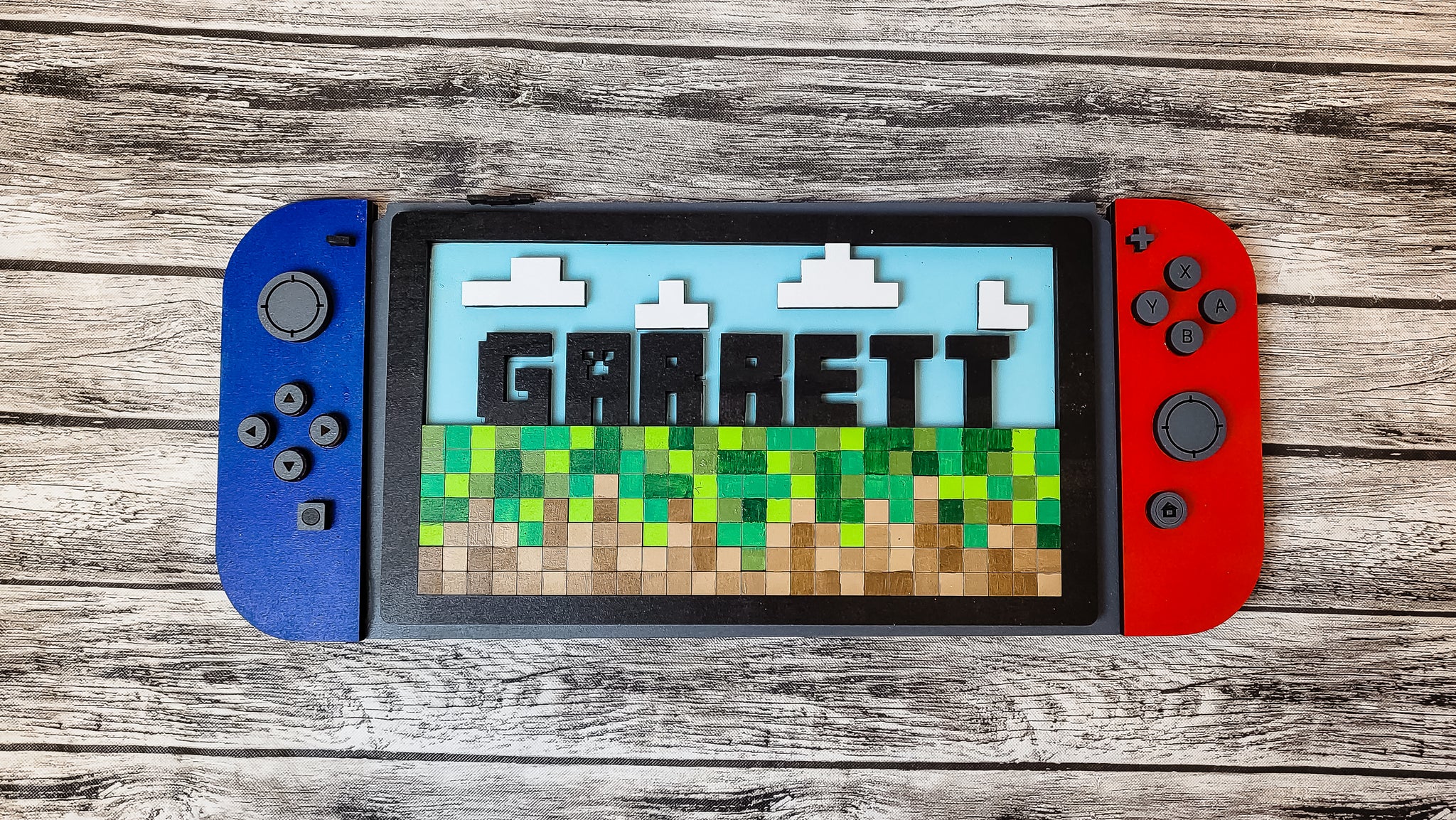 3D Personalized Nintendo Switch Minecraft DIY Unfinished Kit – Kim