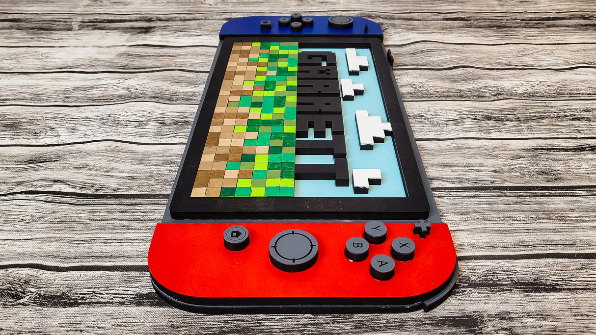 3D Personalized Nintendo Switch Minecraft DIY Unfinished Kit