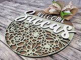 Finished - Welcome Succas Door Hanger