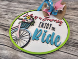 Life Is a Journey Bicycle Door Hanger - Lvl 2
