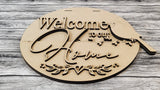 Welcome To Our Home Cardinal Door Hanger - LEVEL 1