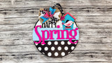 HAPPY Spring Bird House Door Hanger - Lvl 1